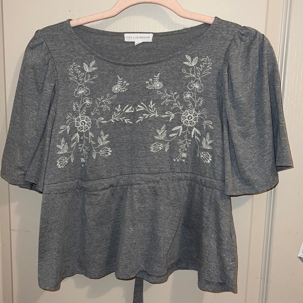 Grey blouse, size L